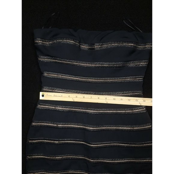 NWT Misha Collection Black Agnetta Strapless Mini Dress Sz. 6 - Picture 10 of 12